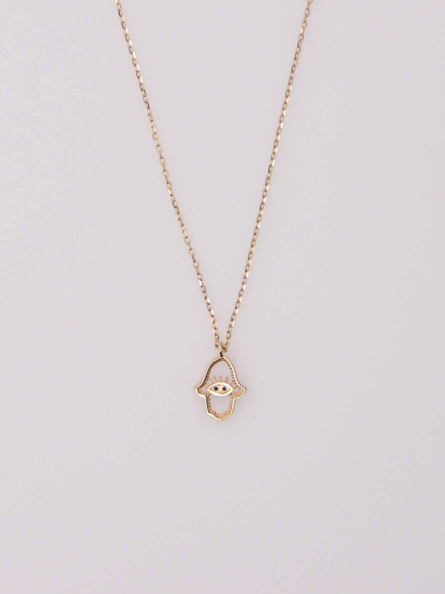 Hamsa Eye Pendant Necklace