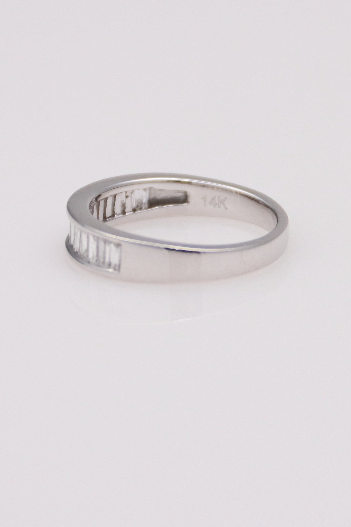 14K White Gold Effy Diamond Ring