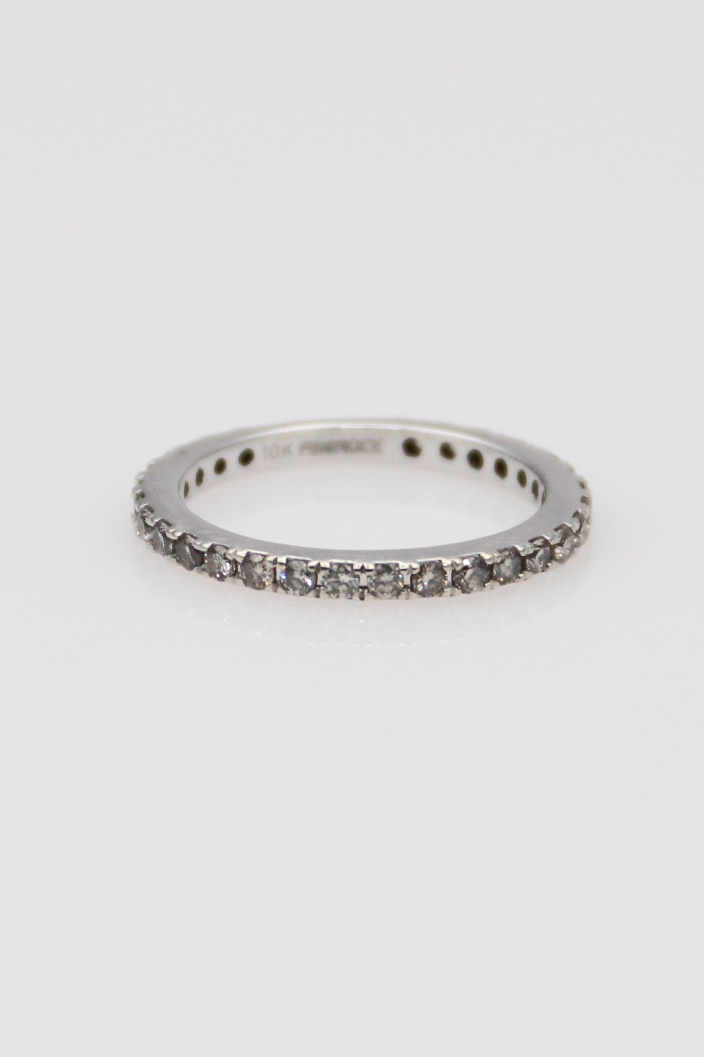10K White Gold Diamond Eternity Band