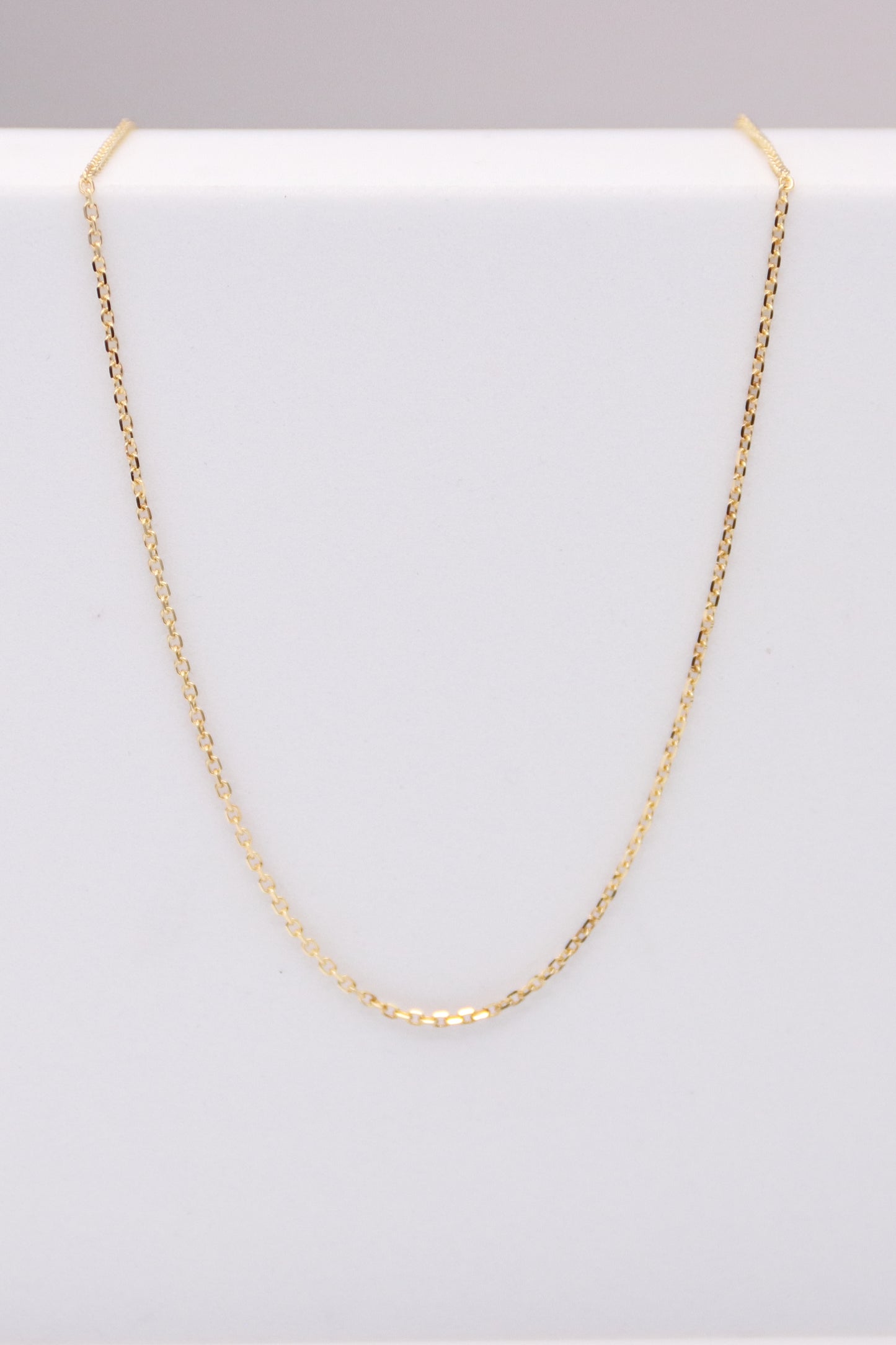 14K Yellow Gold Rolo Necklace