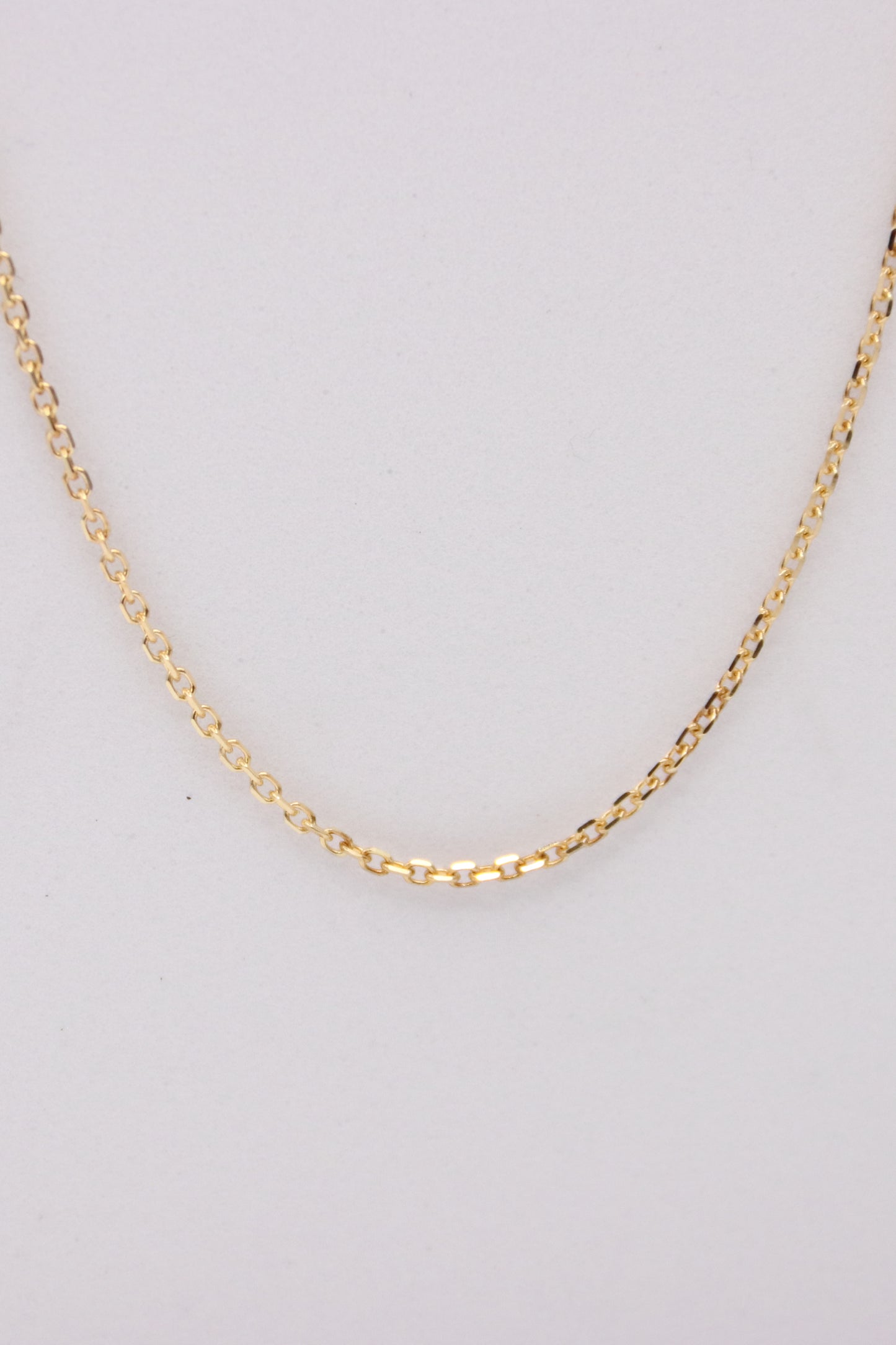 14K Yellow Gold Rolo Necklace