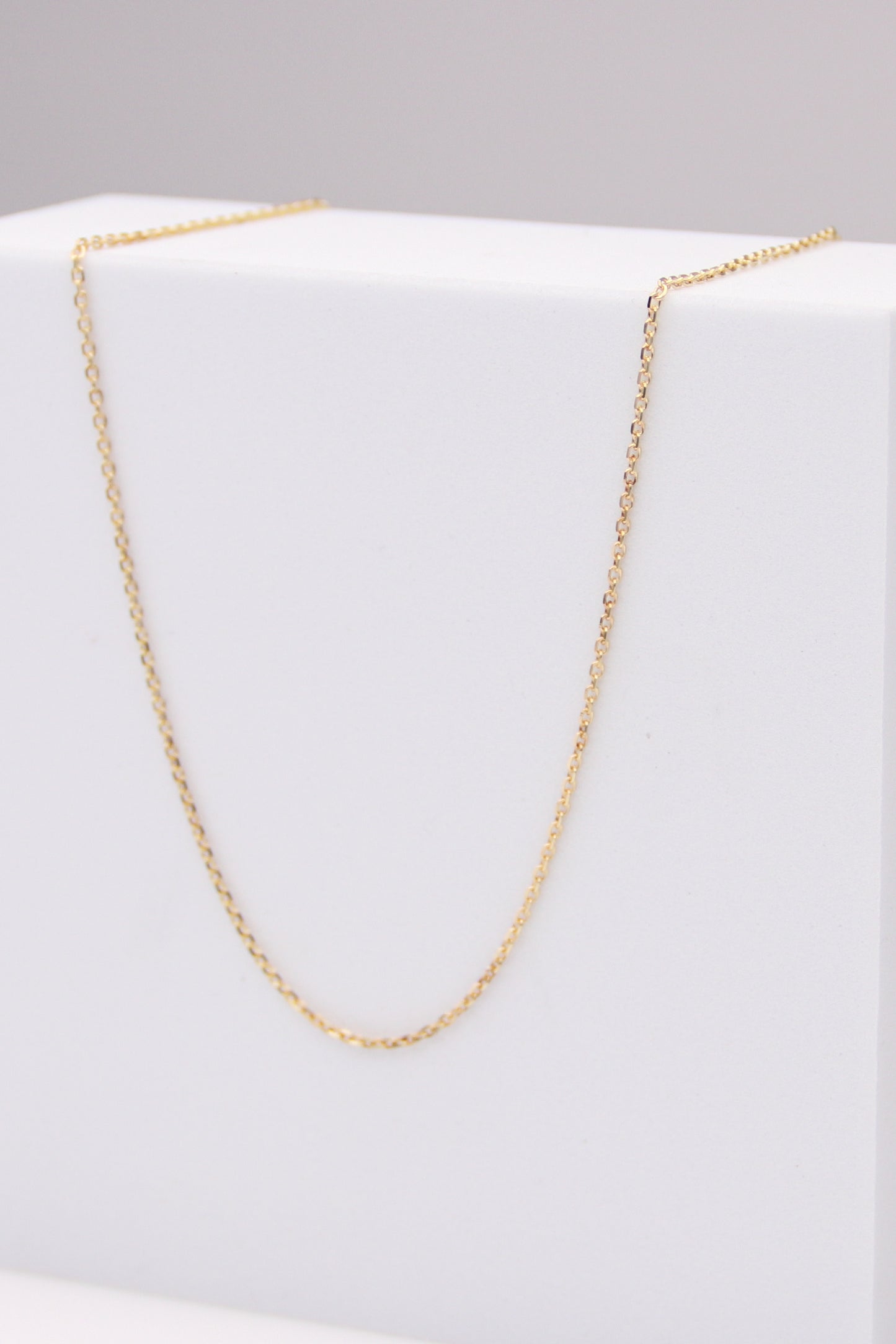 14K Yellow Gold Rolo Necklace