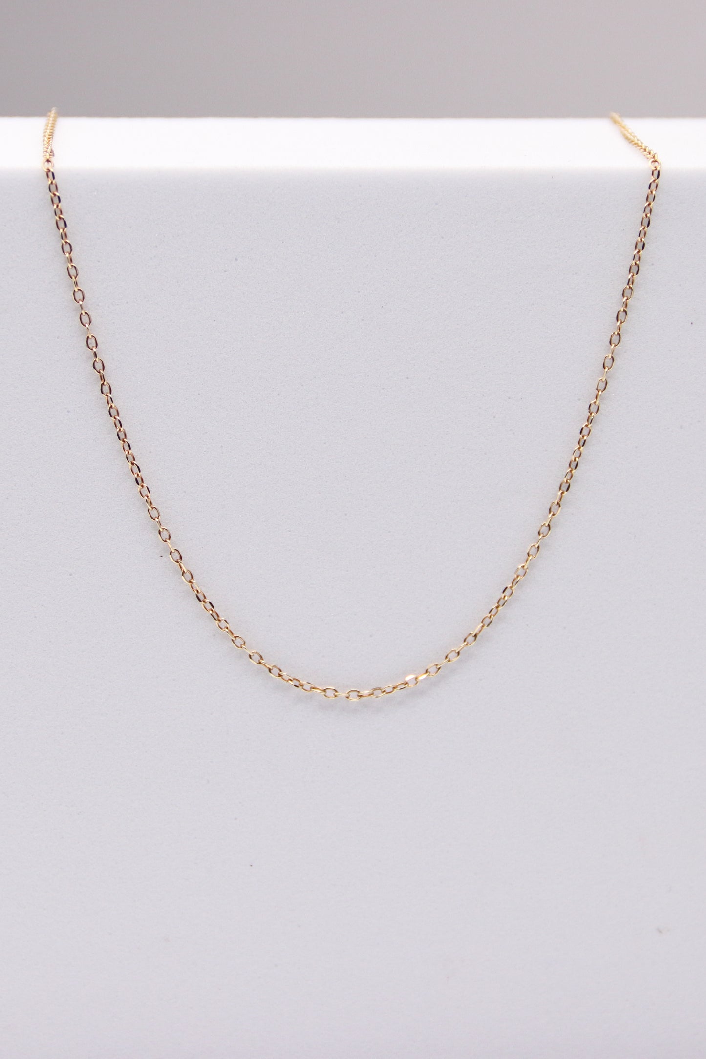 14K Yellow Gold Rolo Necklace