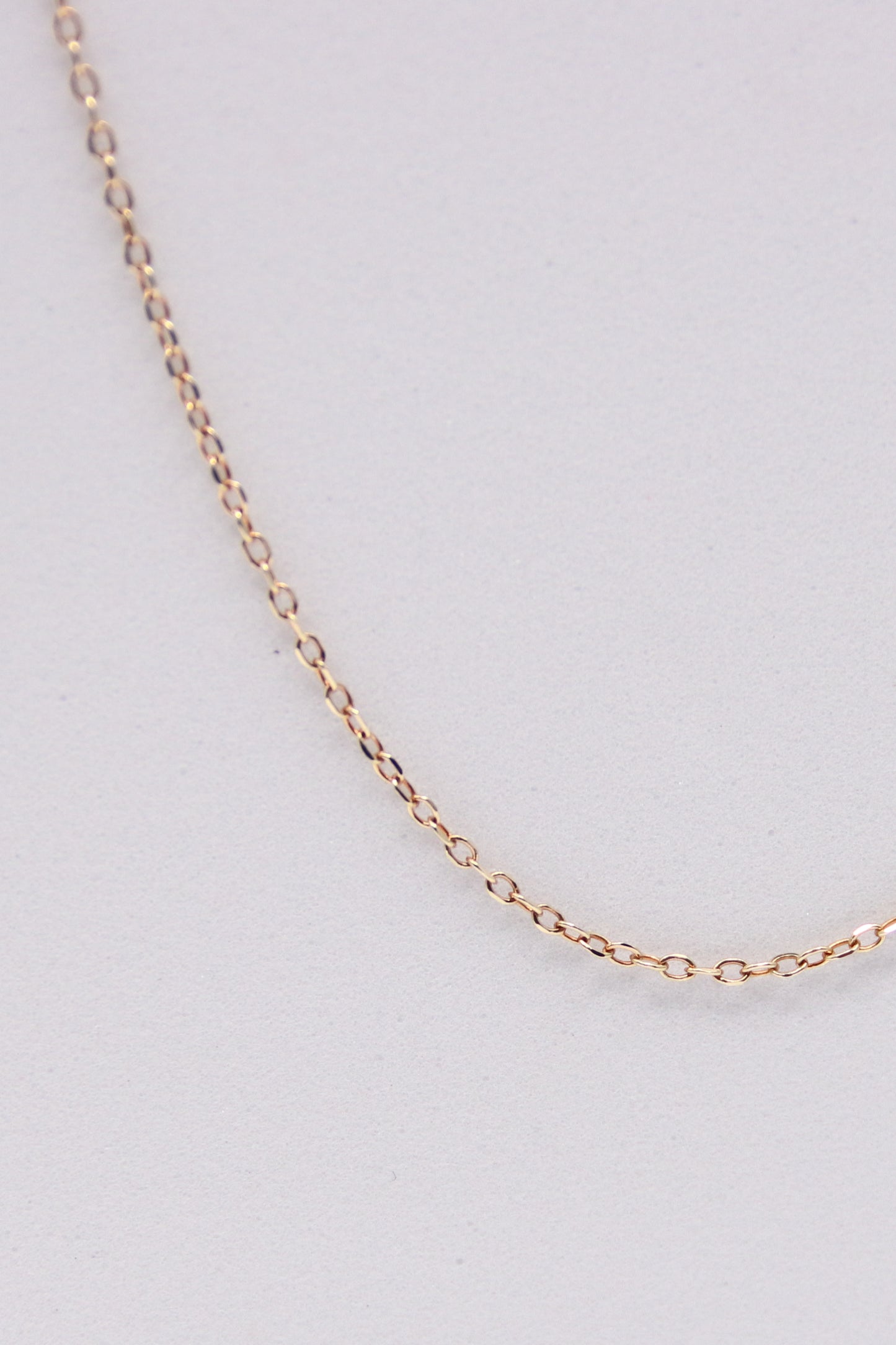 14K Yellow Gold Rolo Necklace