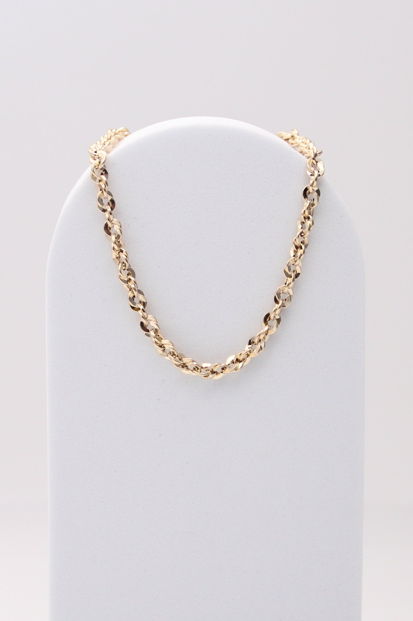 14K Yellow Gold Rope Bracelet