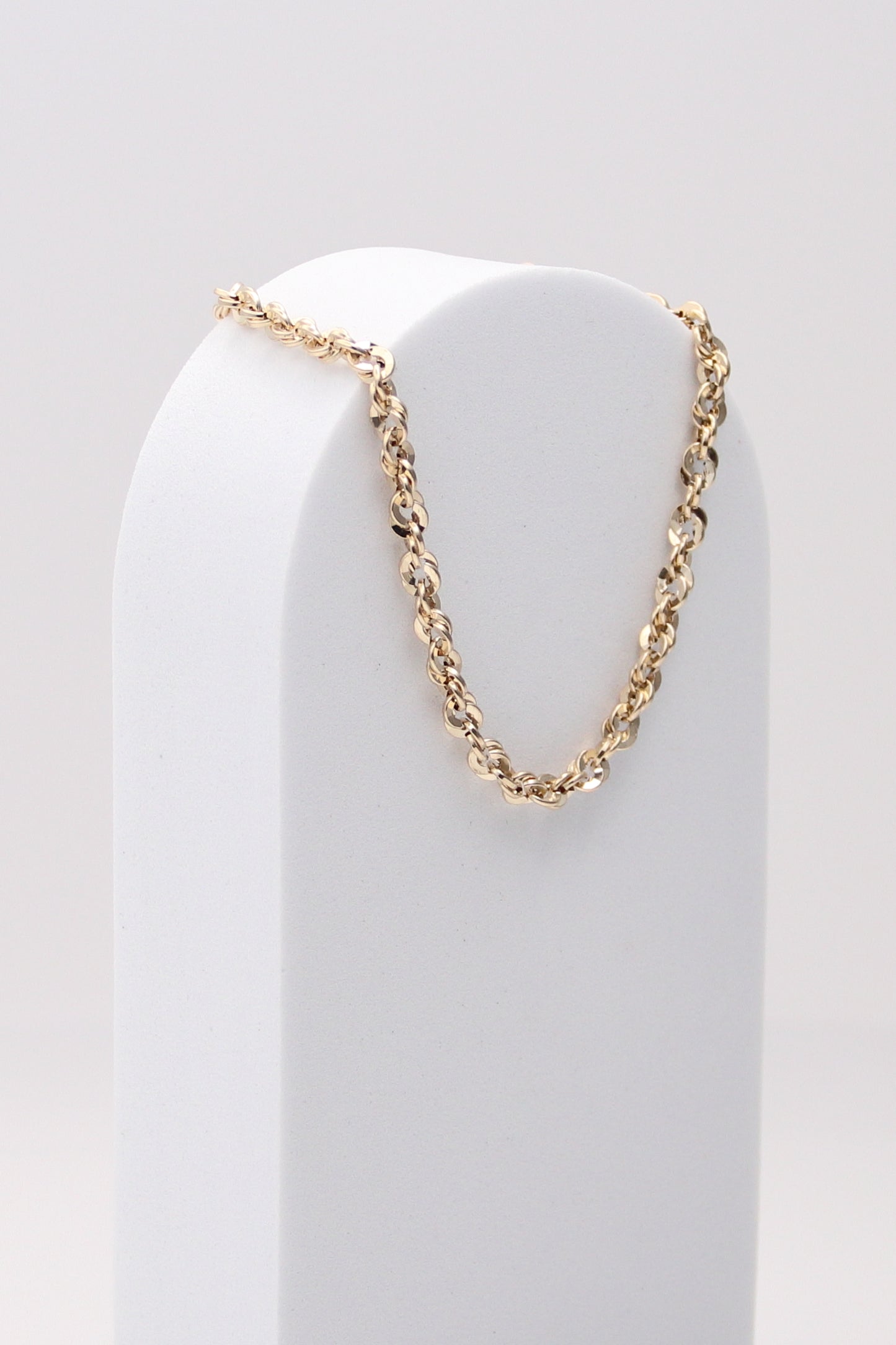 14K Yellow Gold Rope Bracelet