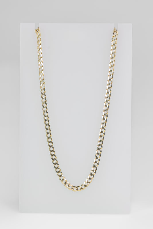 10K Yellow Gold Curb Necklace