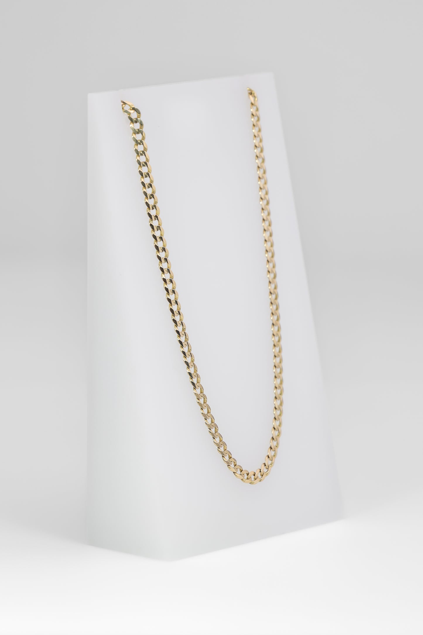 10K Yellow Gold Curb Necklace