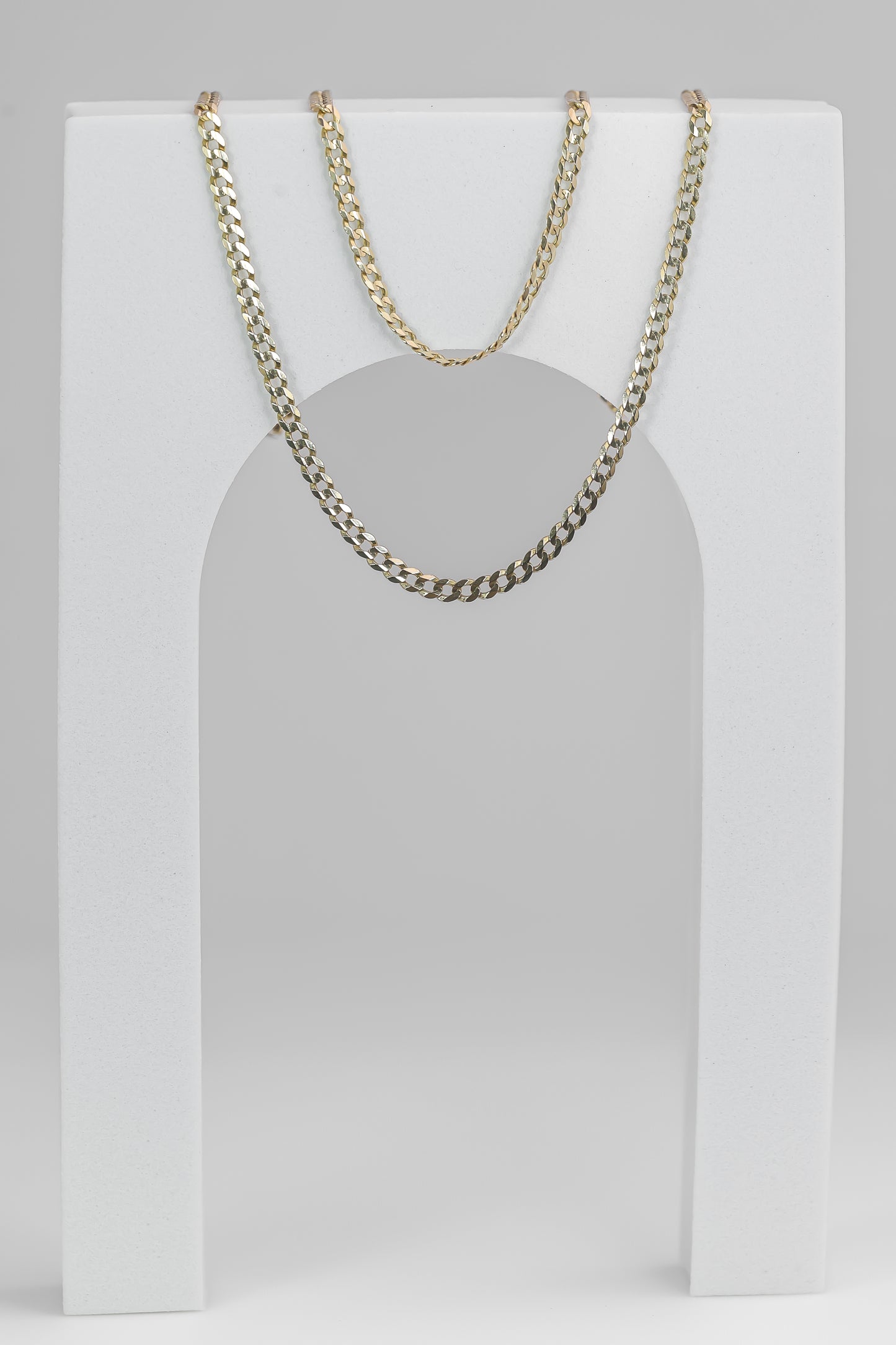 10K Yellow Gold Curb Necklace
