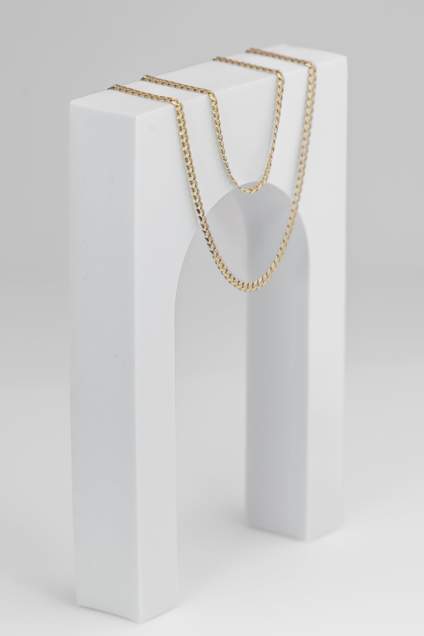 10K Yellow Gold Curb Necklace