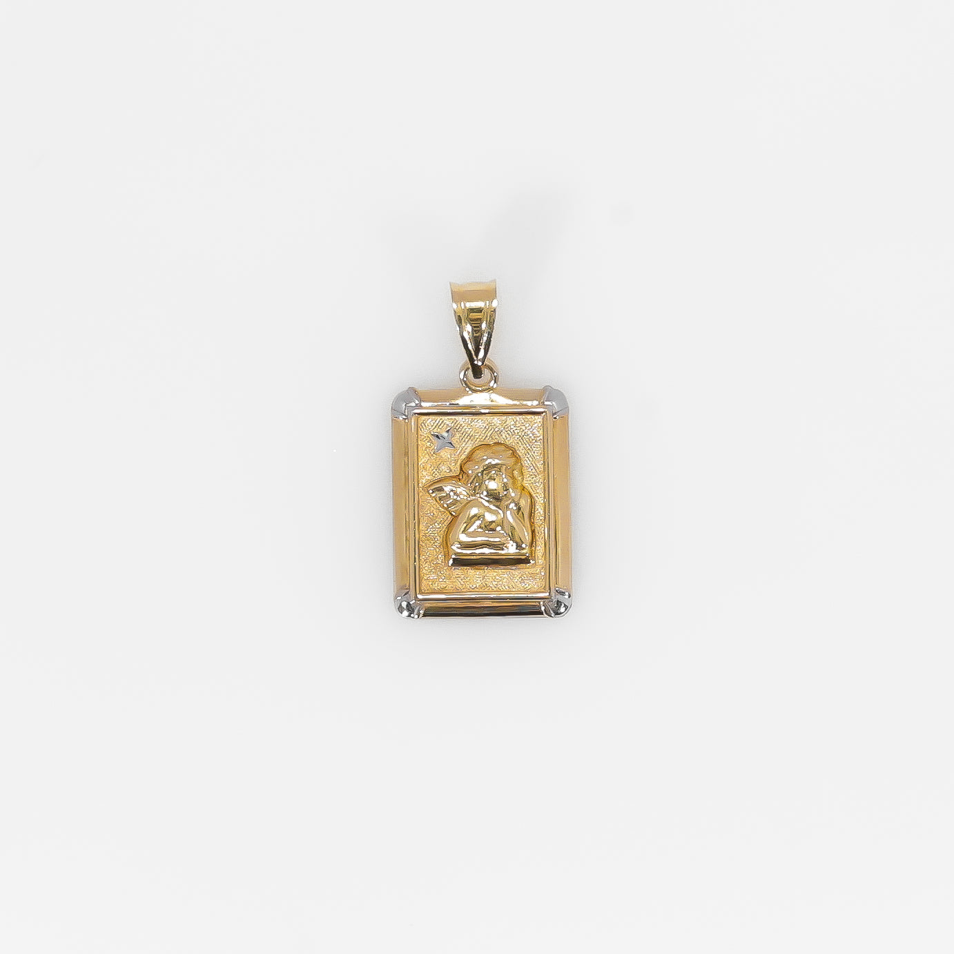 14K Yellow Gold Angel Pendant