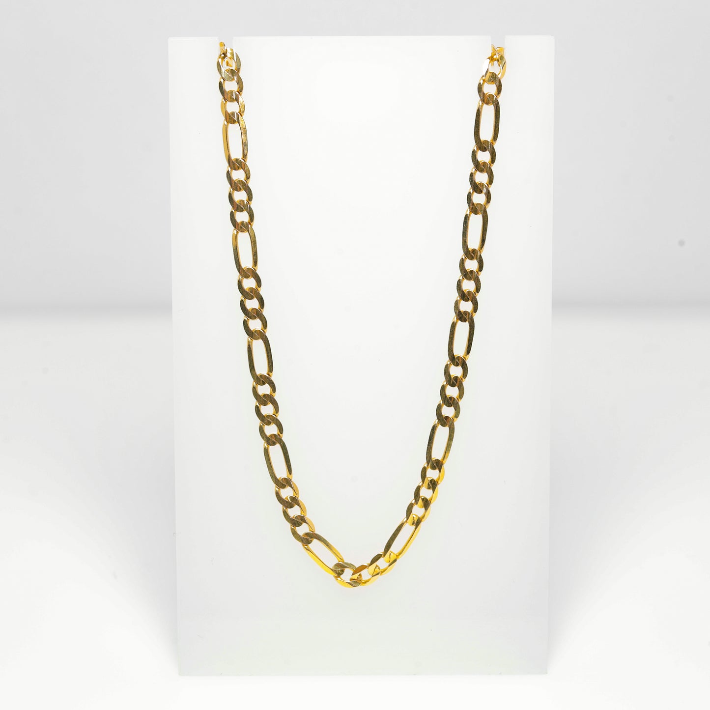 10K Yellow Gold Figaro Necklace