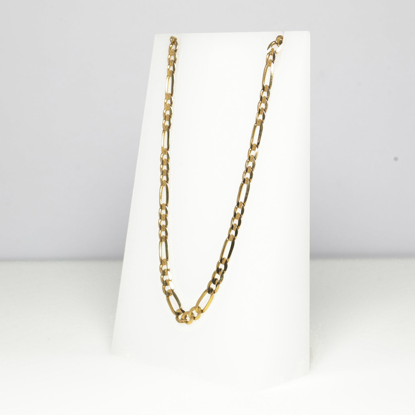 10K Yellow Gold Figaro Necklace