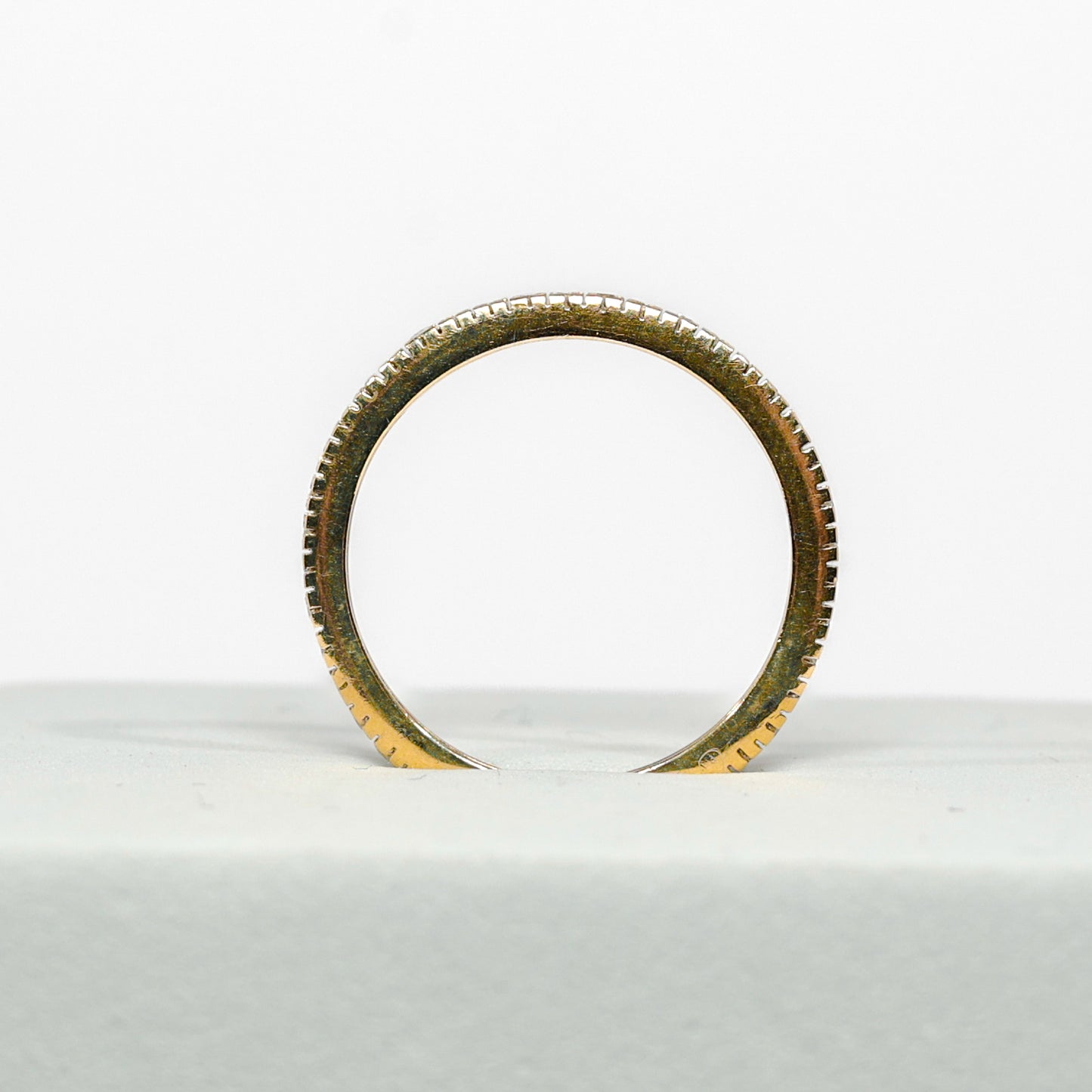 14K Yellow Gold Diamond Eternity Band