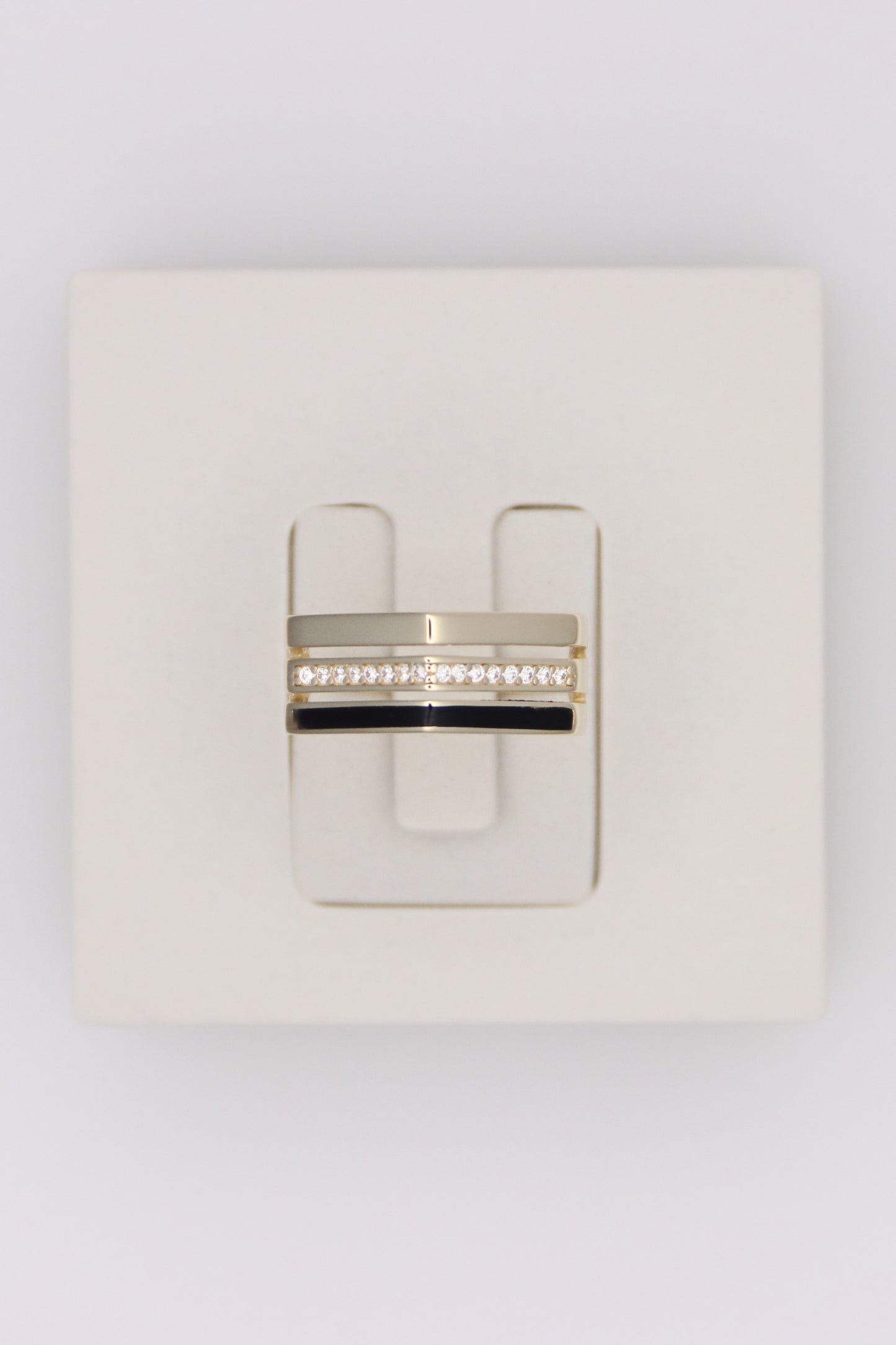 Triple Line Ring