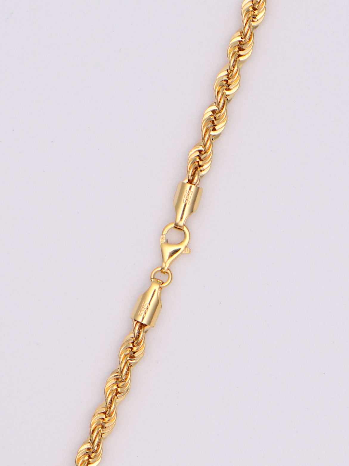 14k Gold Rope Chain 4mm