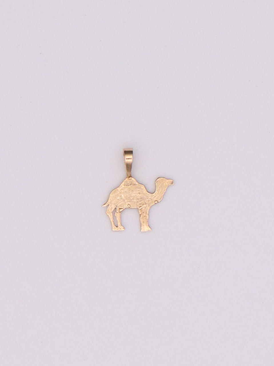 14k Camel Pendant
