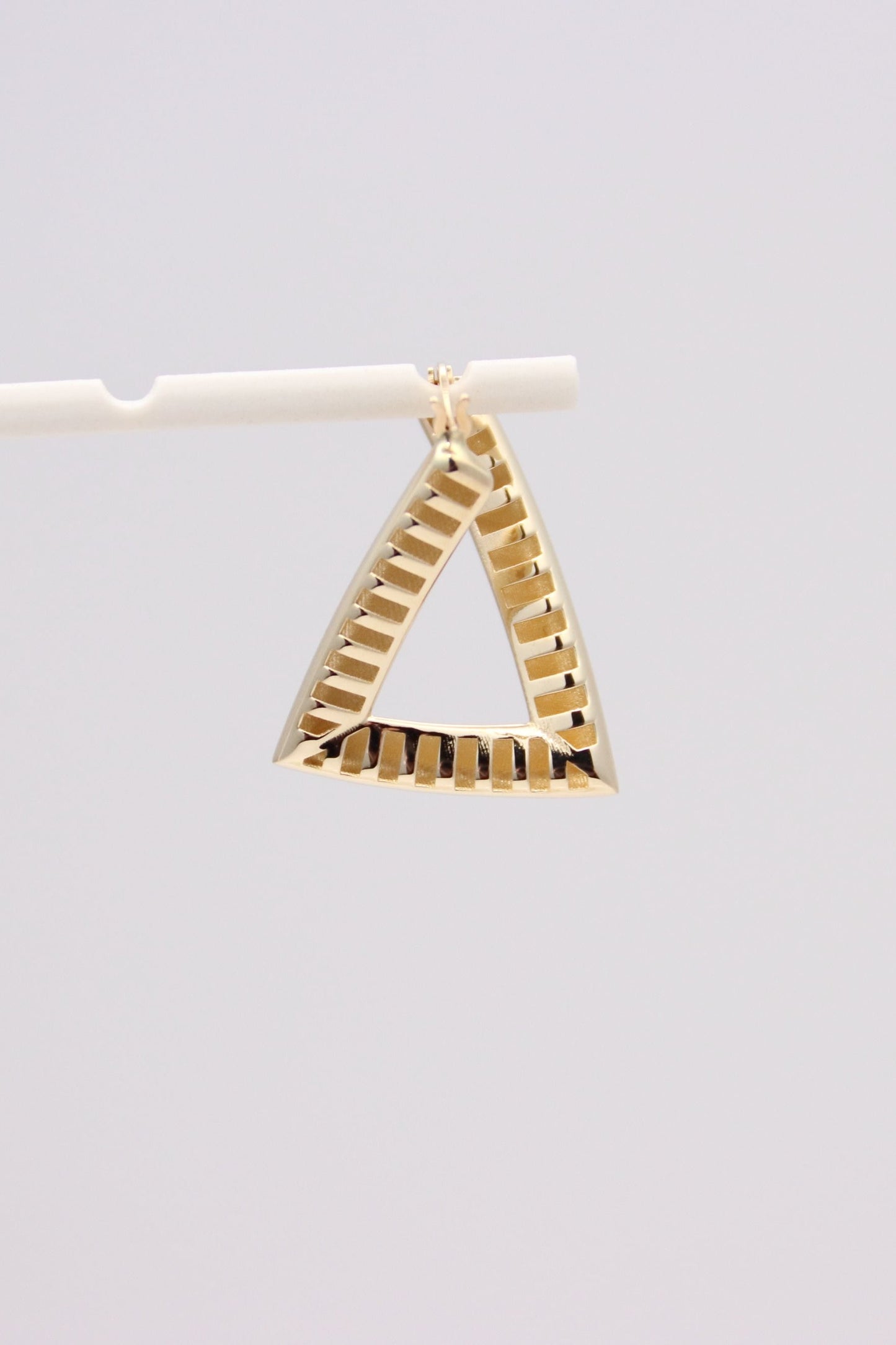 Triangular Hoop Earrings