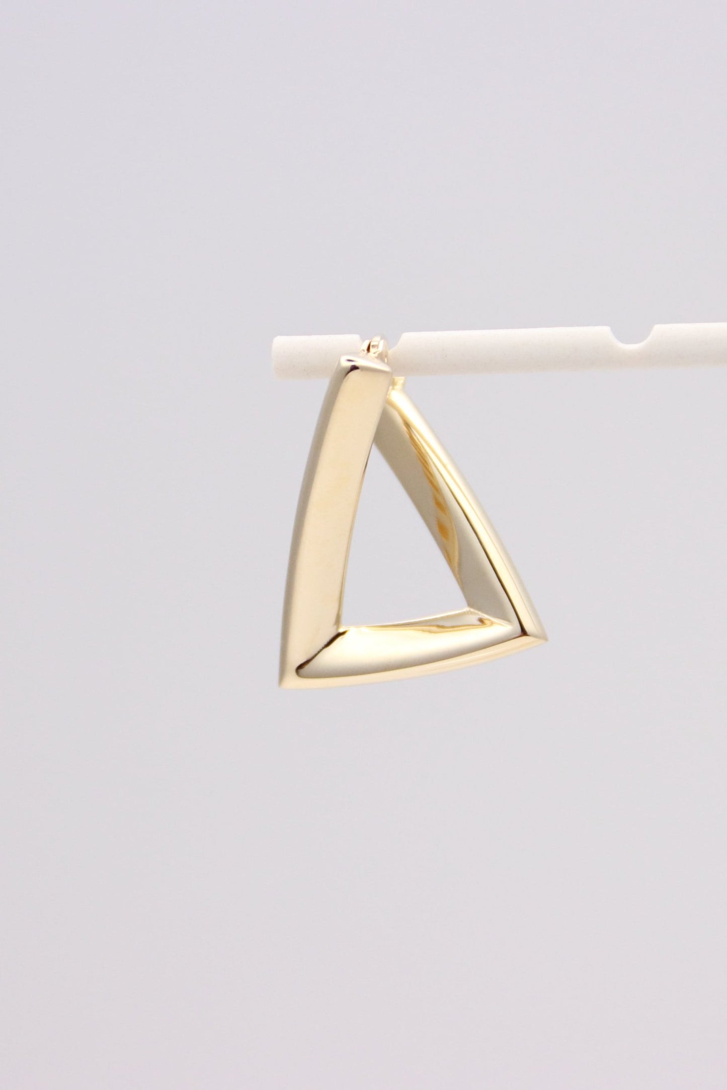 Triangular Hoop Earrings