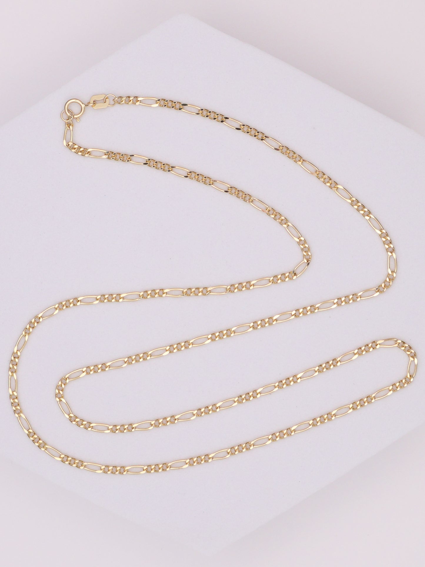 14k Gold Figaro Chain 2mm