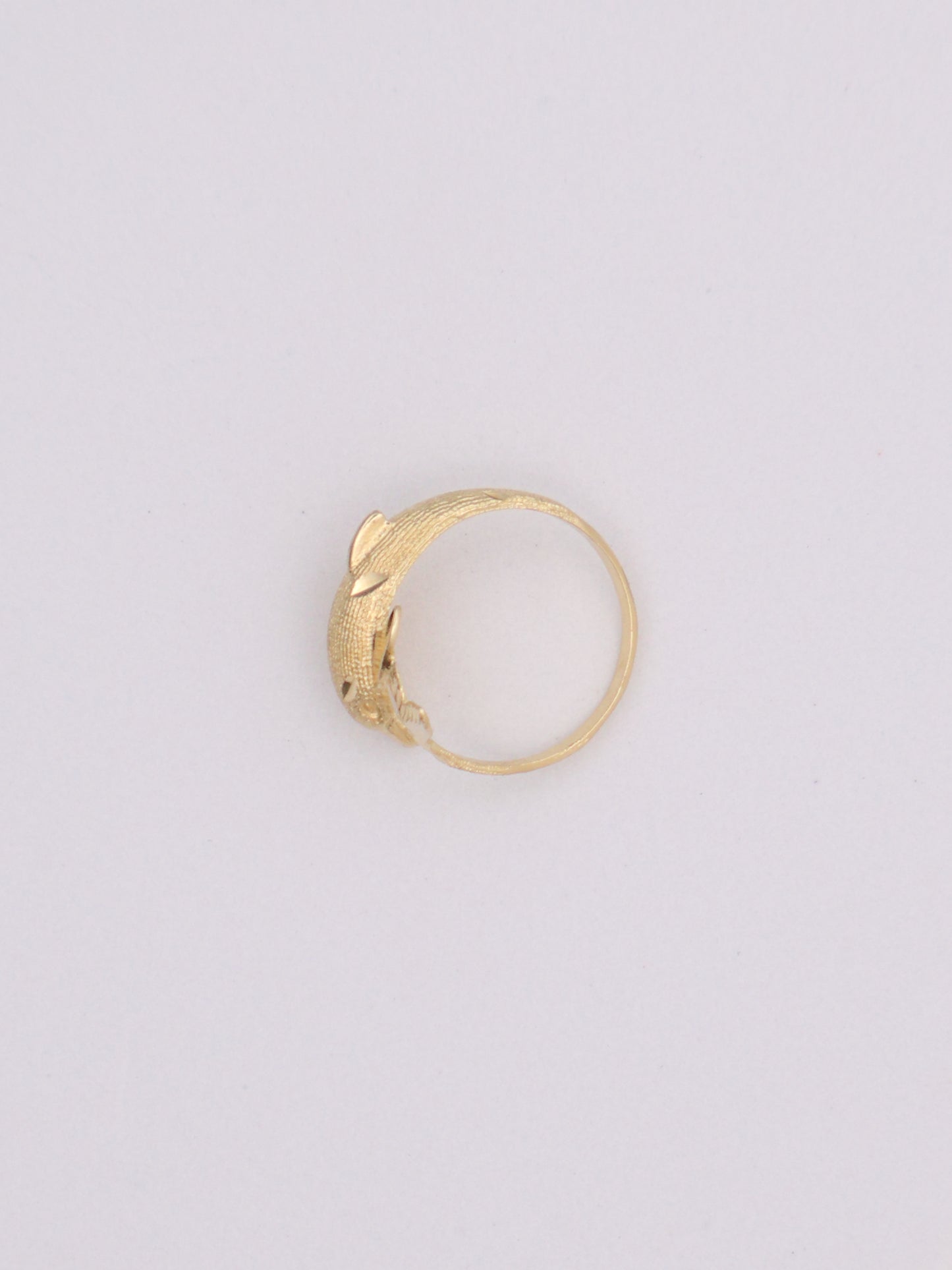 14k Gold Dolphin Ring