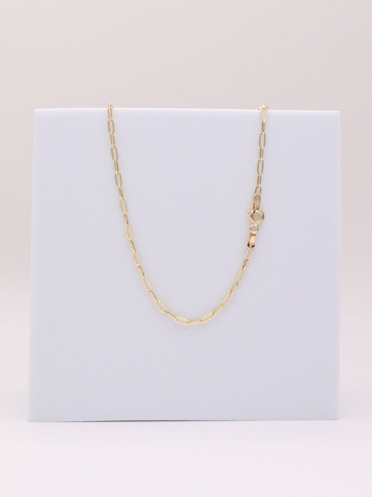 2mm Paperclip Chain 19.5"