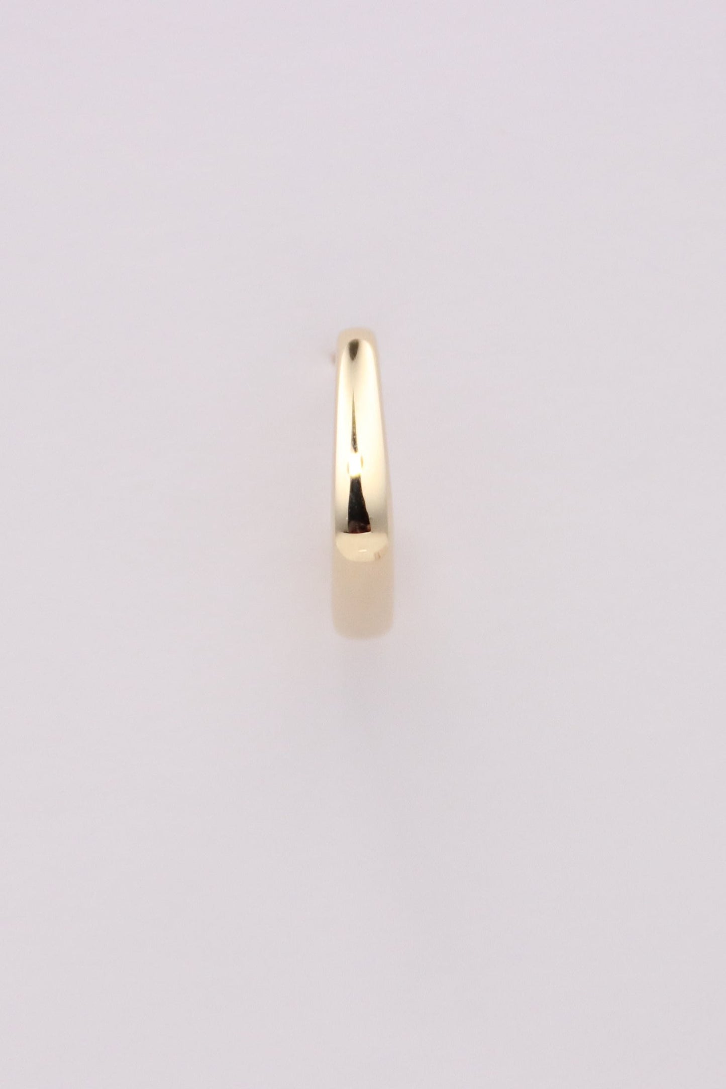 14k Gold J Hoop Earrings