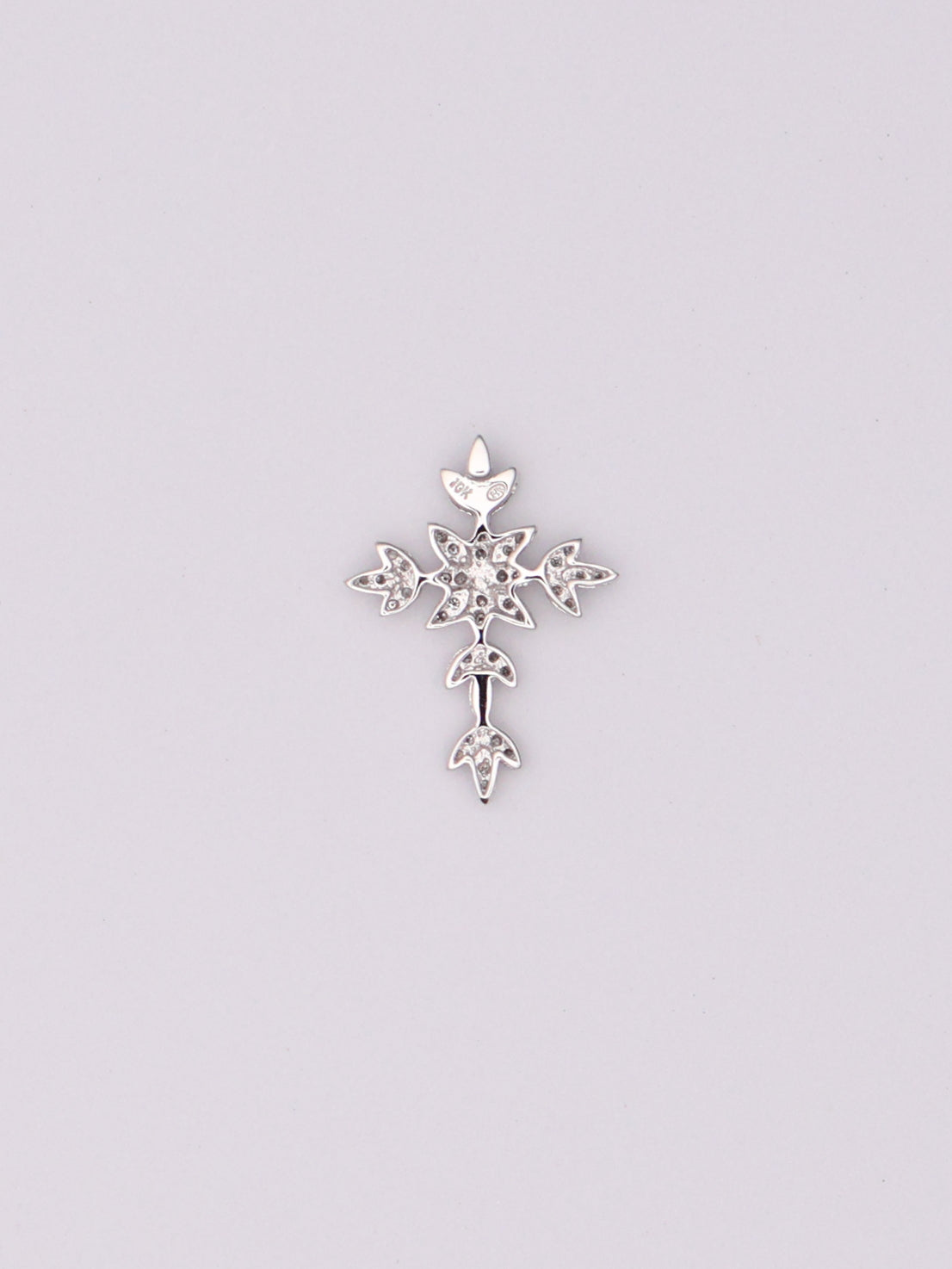 10K WG Diamond Cross