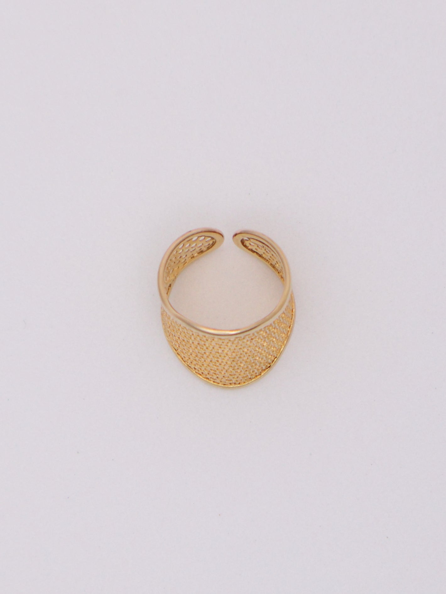 14k Gold Mesh Ring