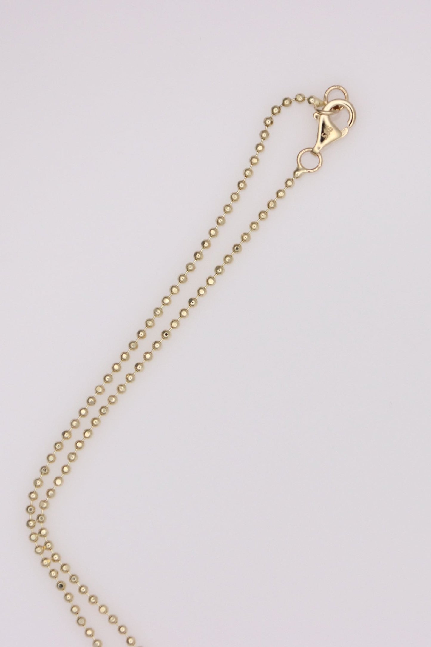 Hexagon Duo Bead Necklace