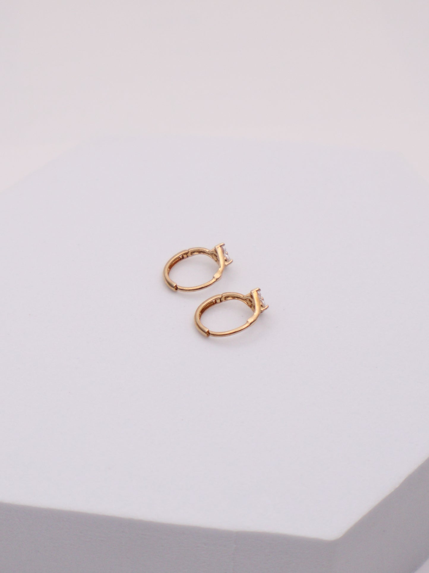 10k Gold Small Flower Hoops