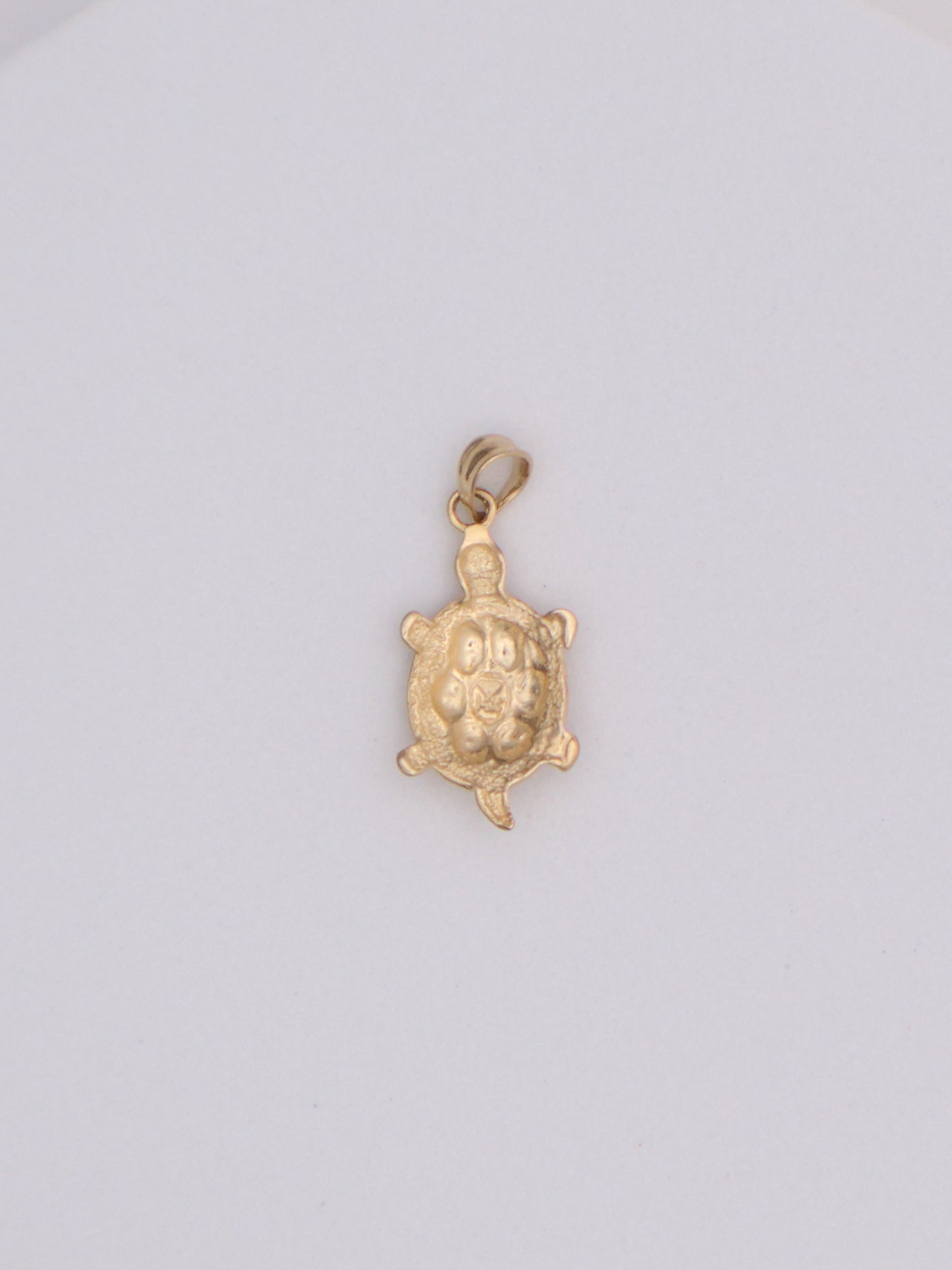 14k Gold Turtle Pendant