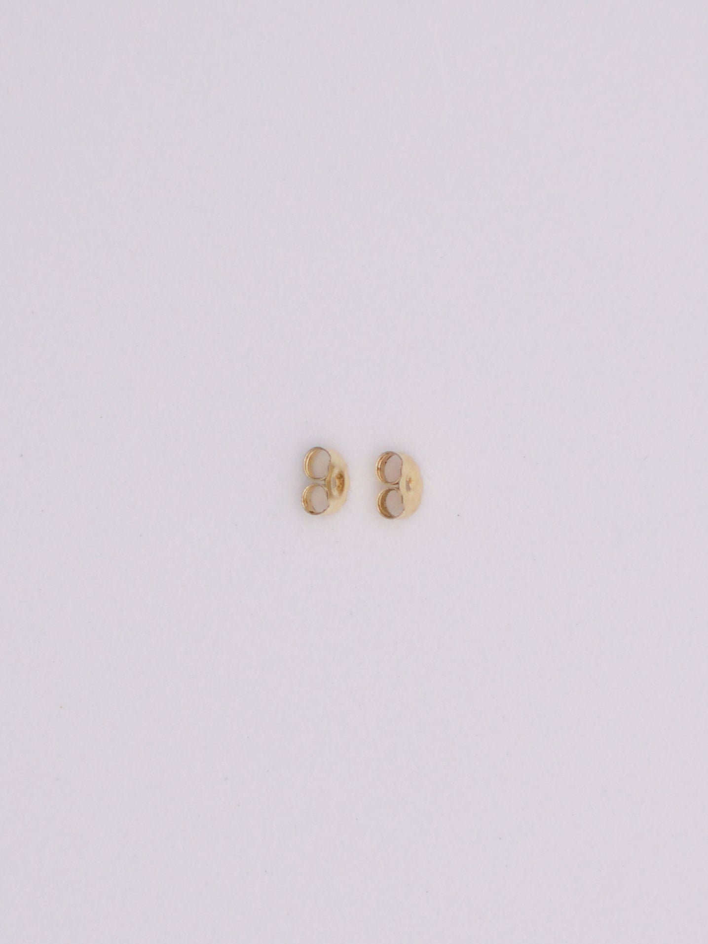 14k Gold Orange Cameo Earrings