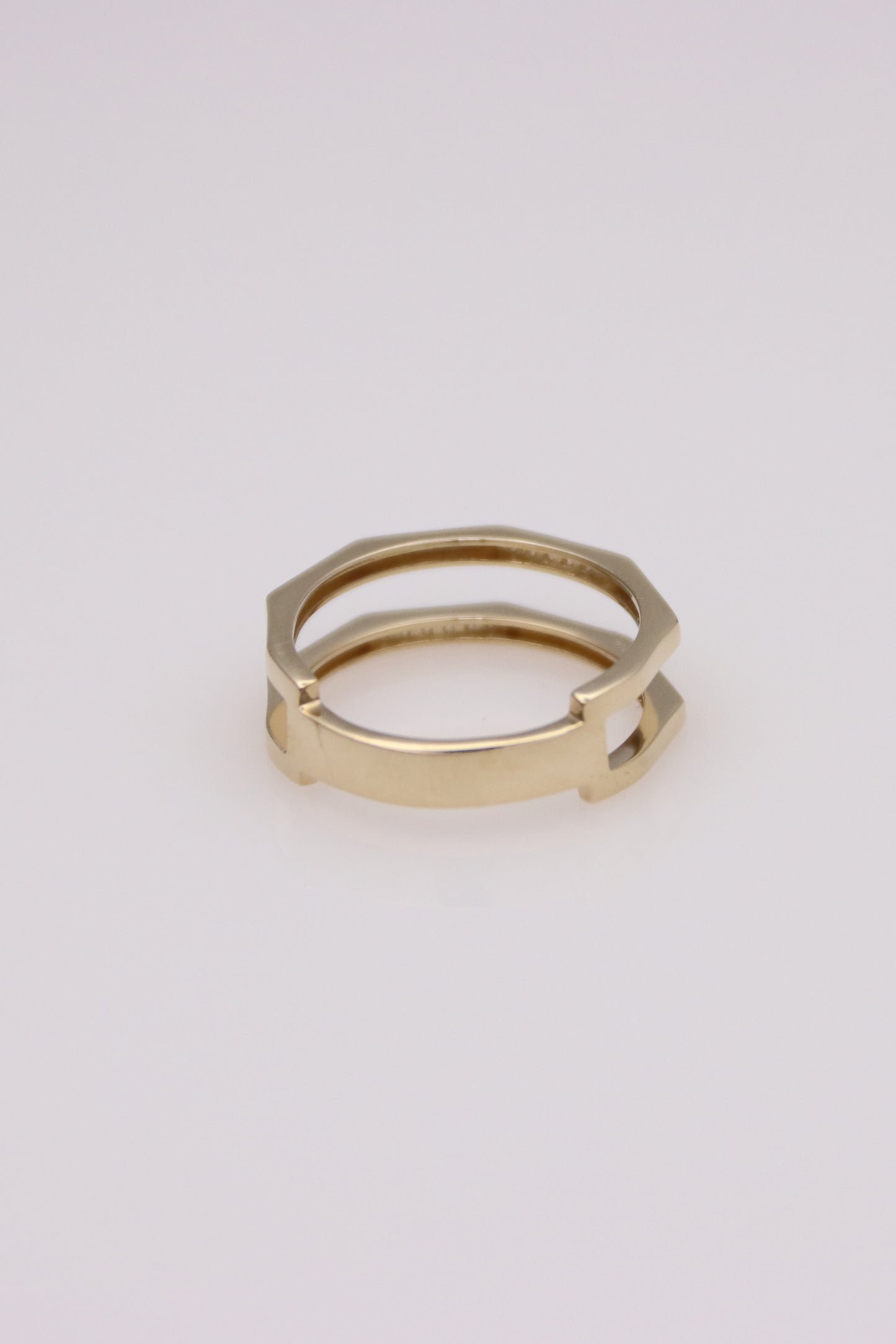 Double Geometric Band Ring