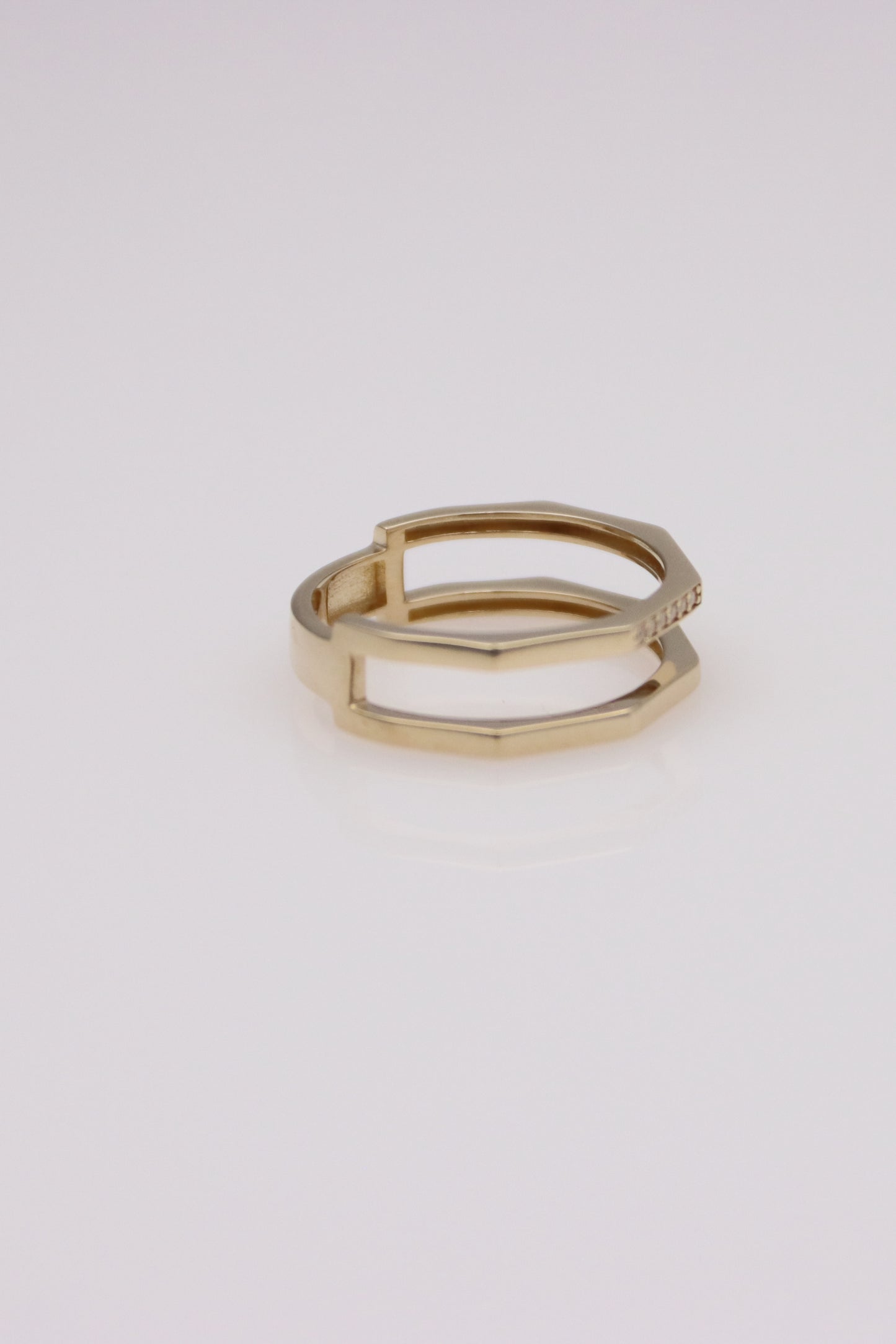 Double Geometric Band Ring