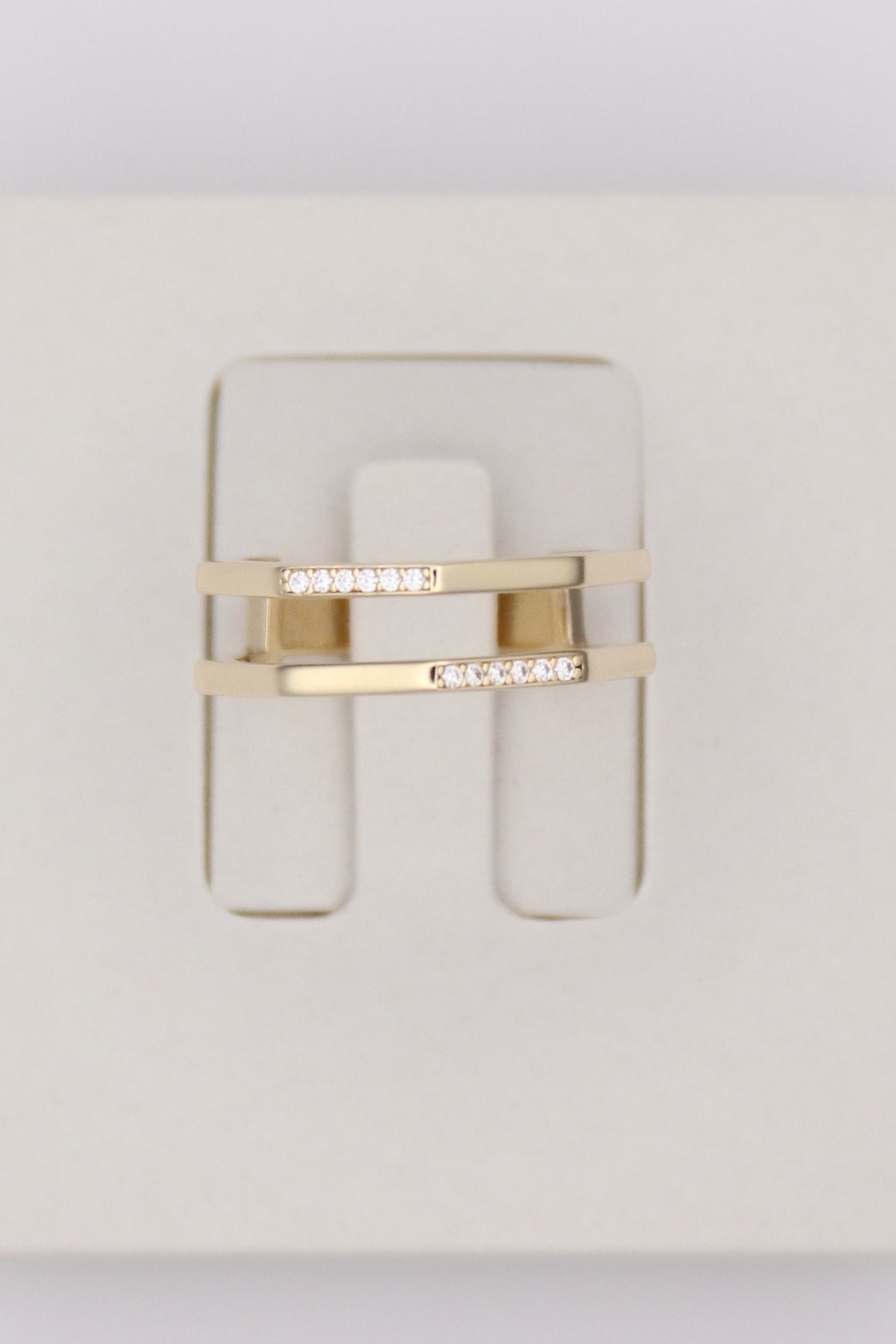 Double Geometric Band Ring