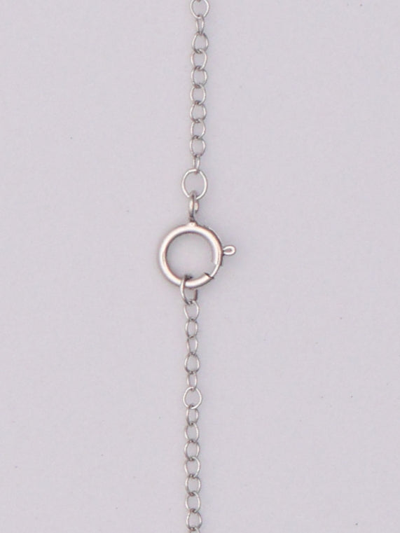 10k WG Disney Snowflake Necklace