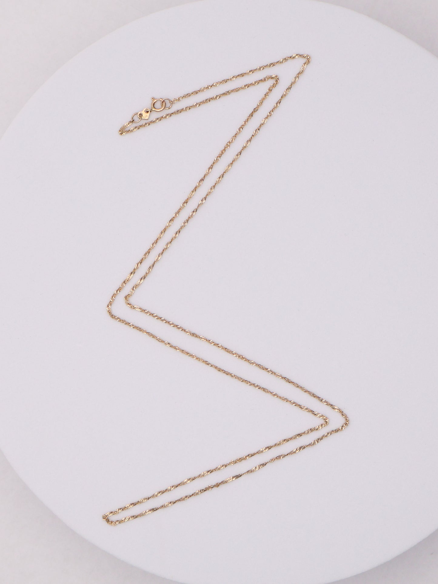 14k Singapore Chain