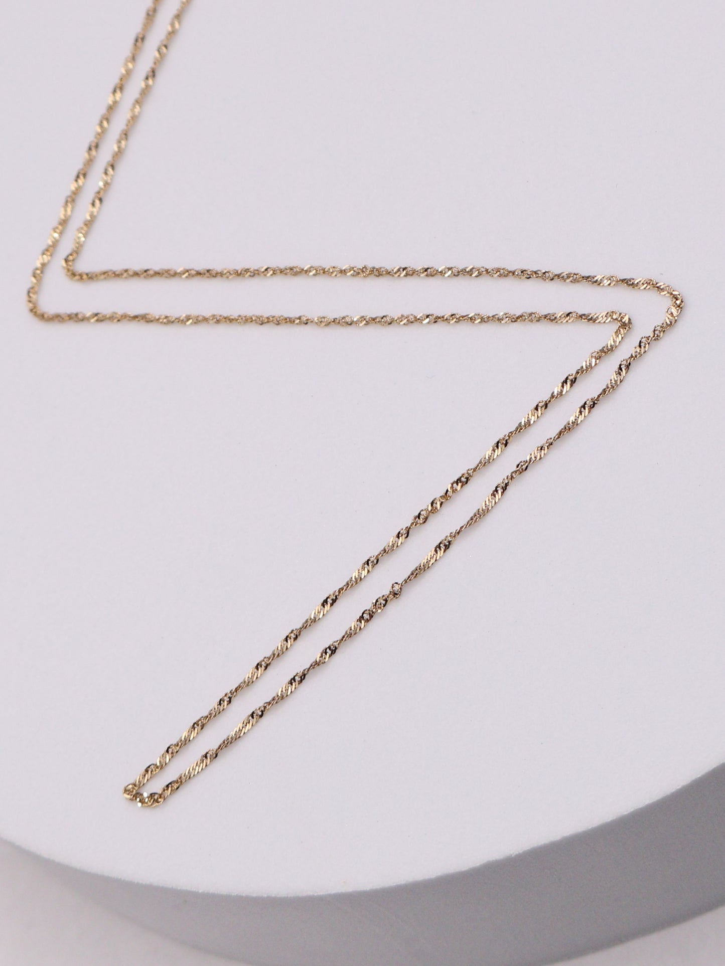 14k Singapore Chain