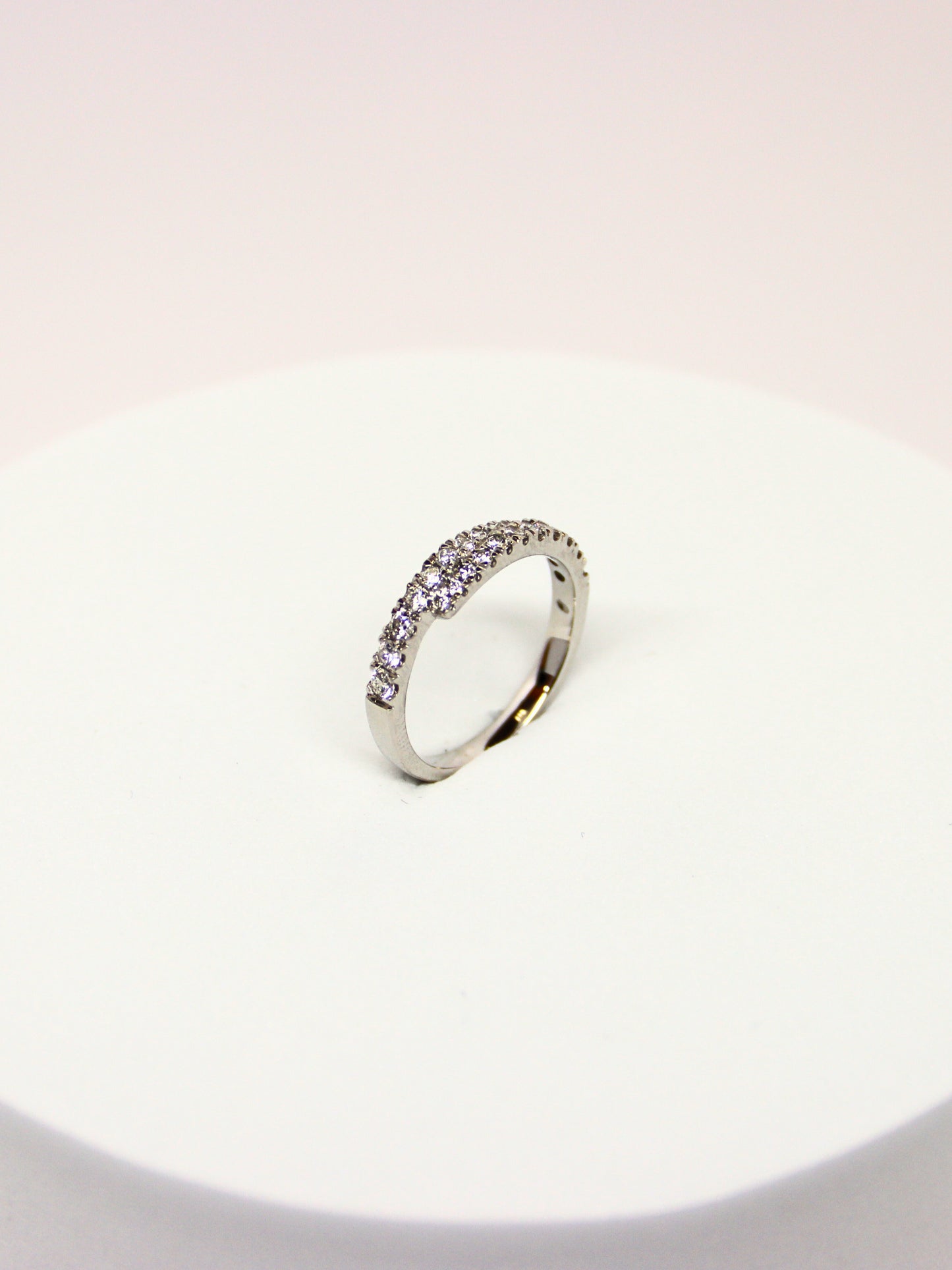 14k WG Diamond Wrap Band