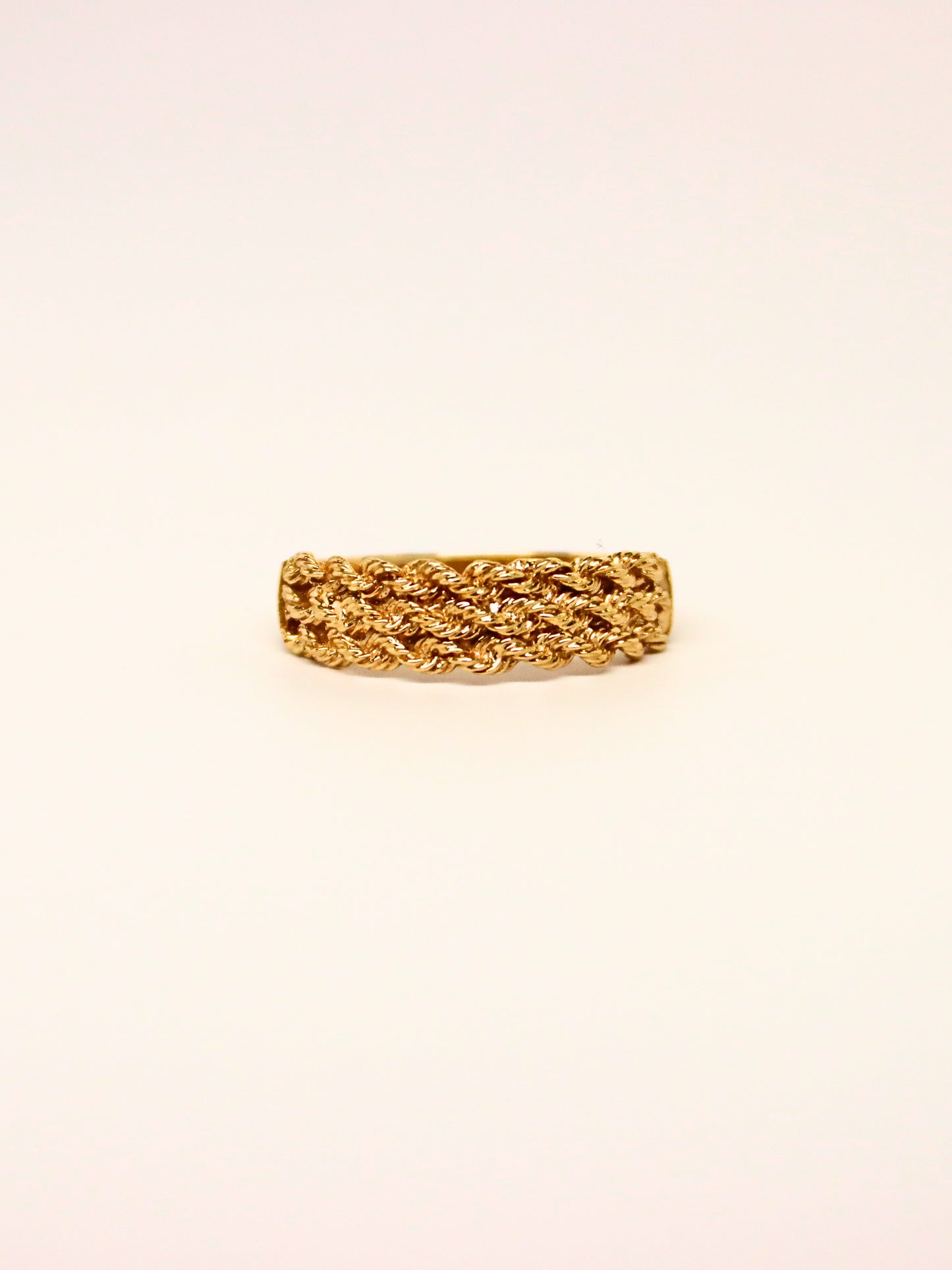 14k Rope Ring