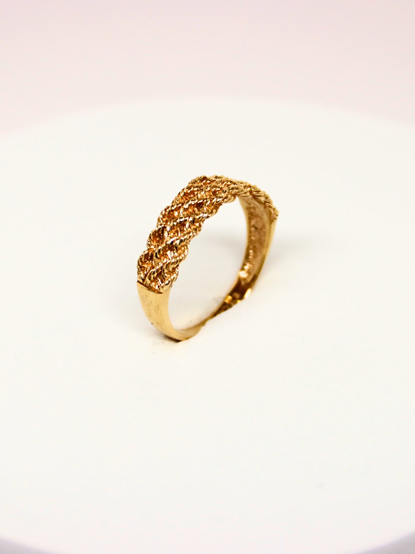14k Rope Ring