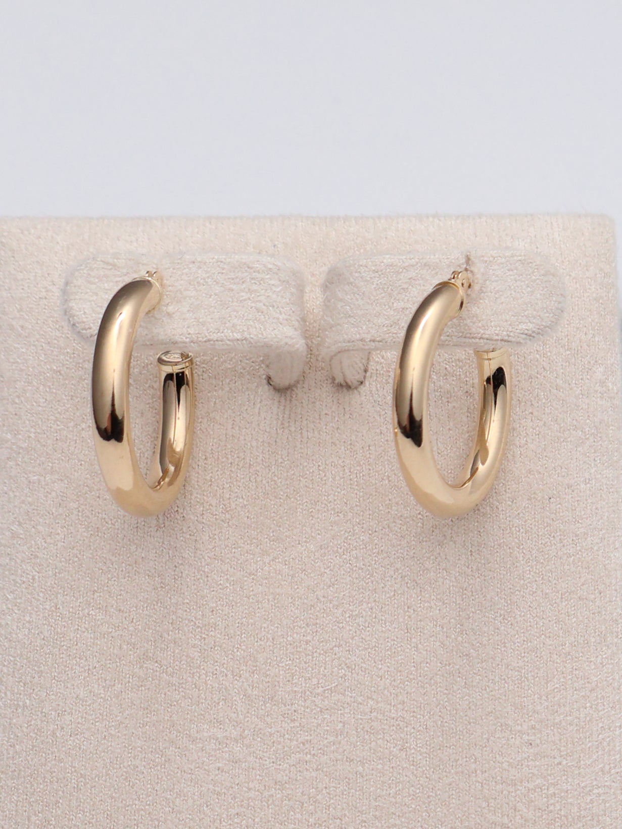 14k Yellow Gold Hoops