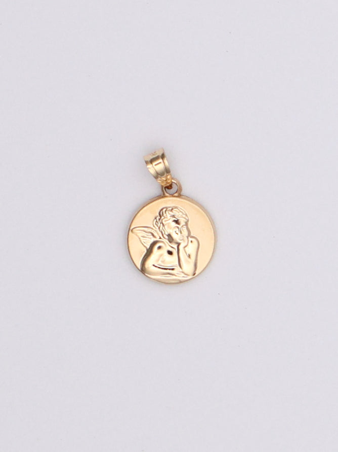 14k Guardian Angel Pendant