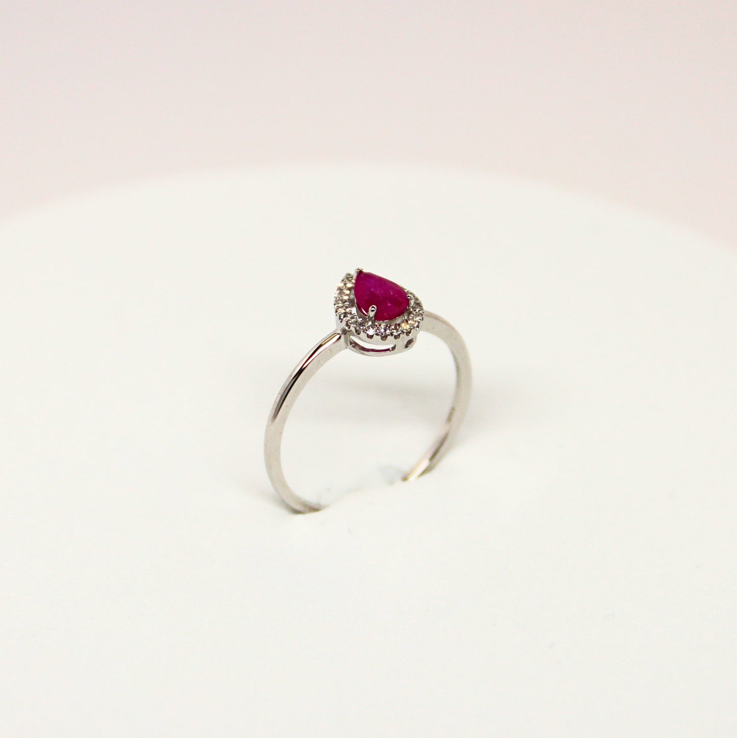 14k WG Ruby Ring