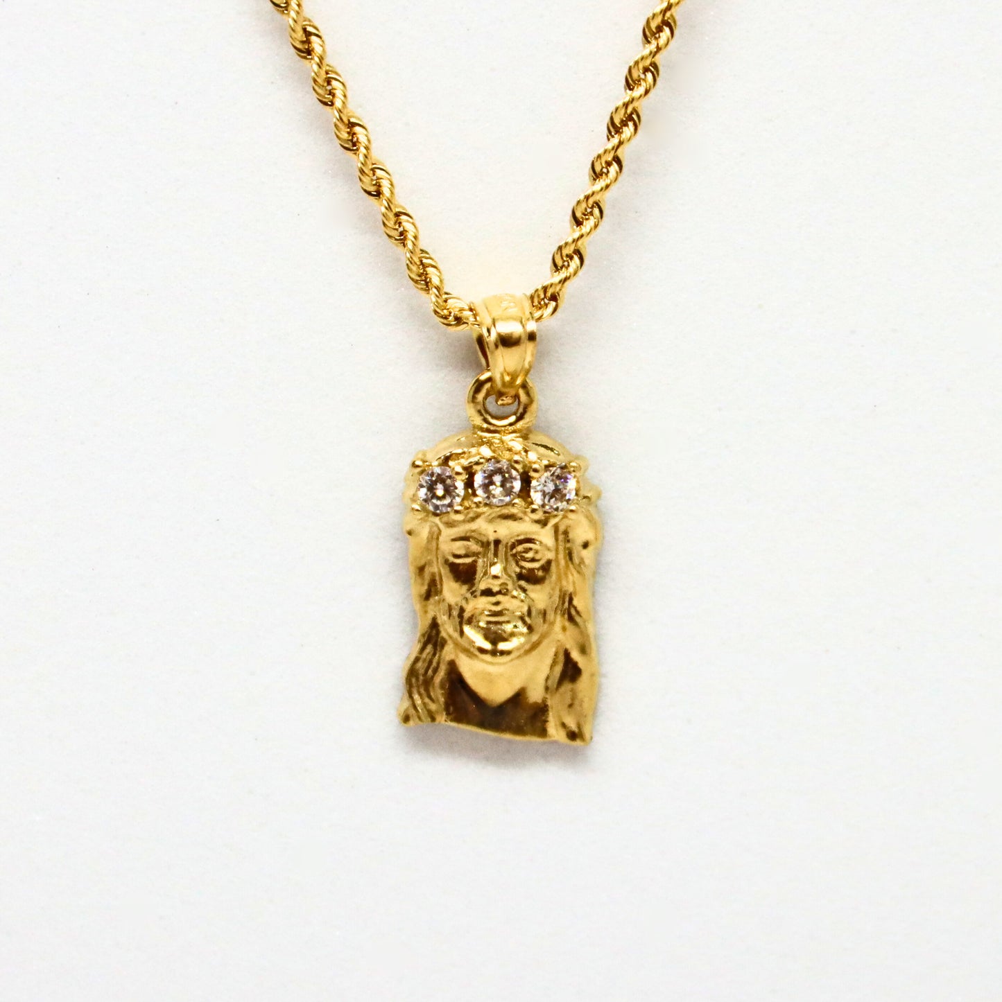 10k Jesus Pendant
