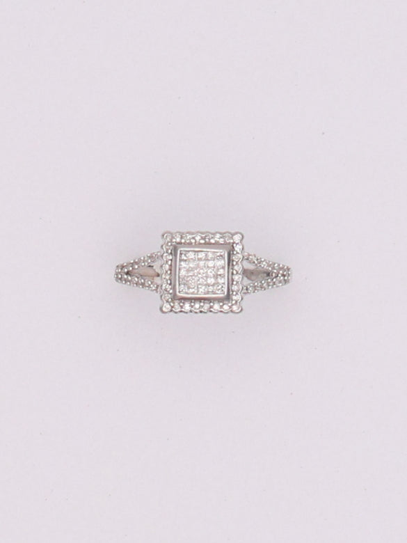 10k WG Diamond Engagement Ring