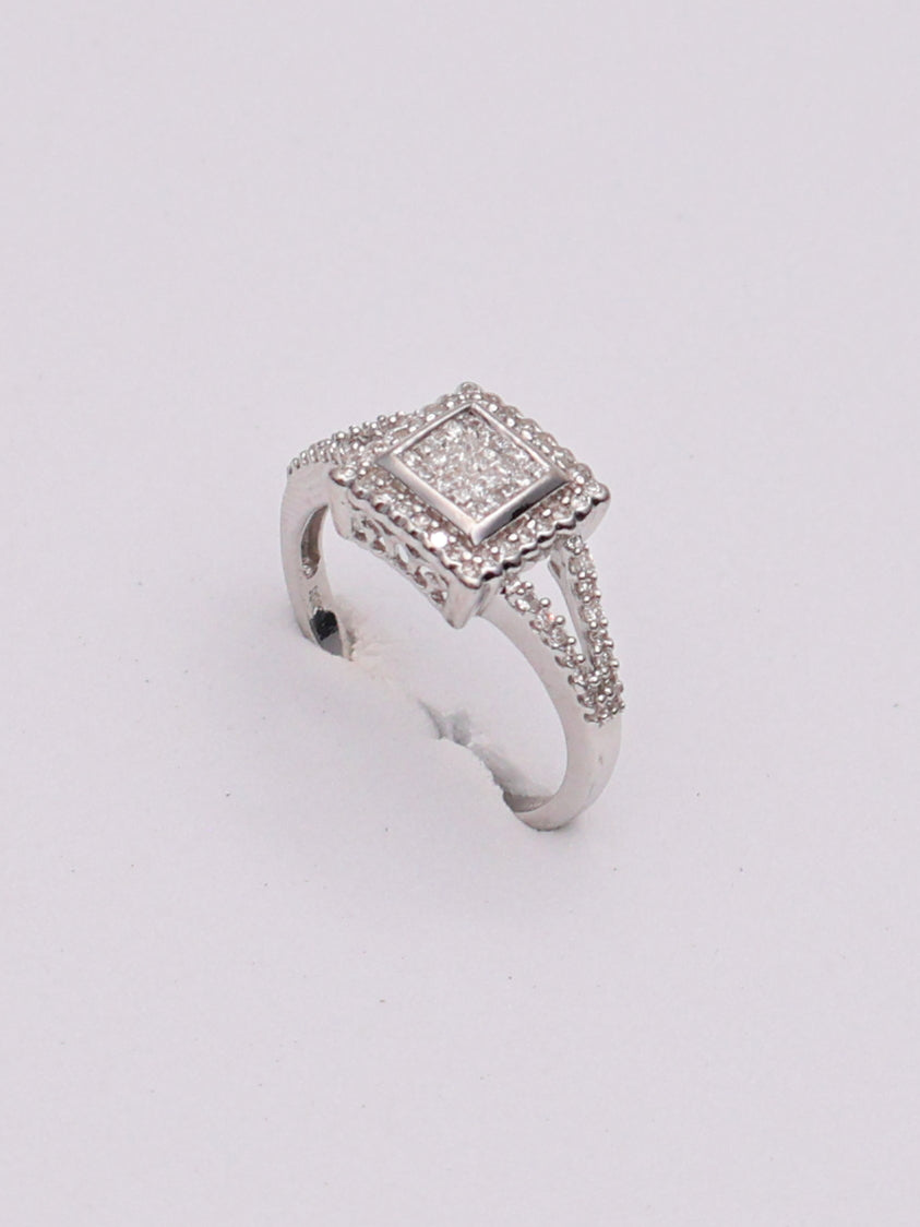 10k WG Diamond Engagement Ring