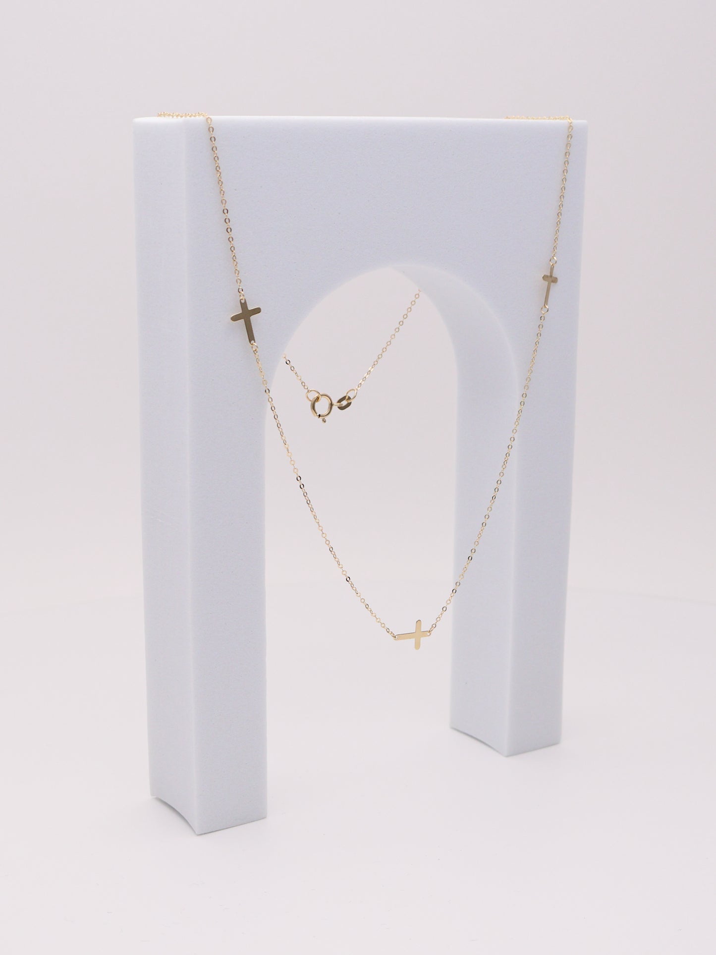 10k Yellow Gold Cross Necklace