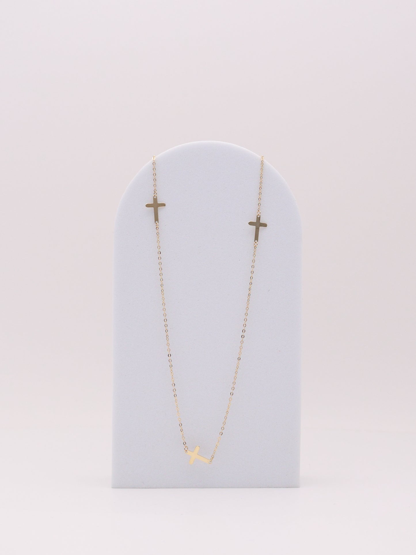 10k Yellow Gold Cross Necklace